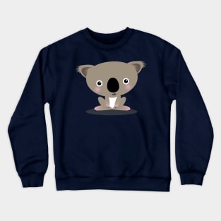 Kawaii Koala Illustration Crewneck Sweatshirt